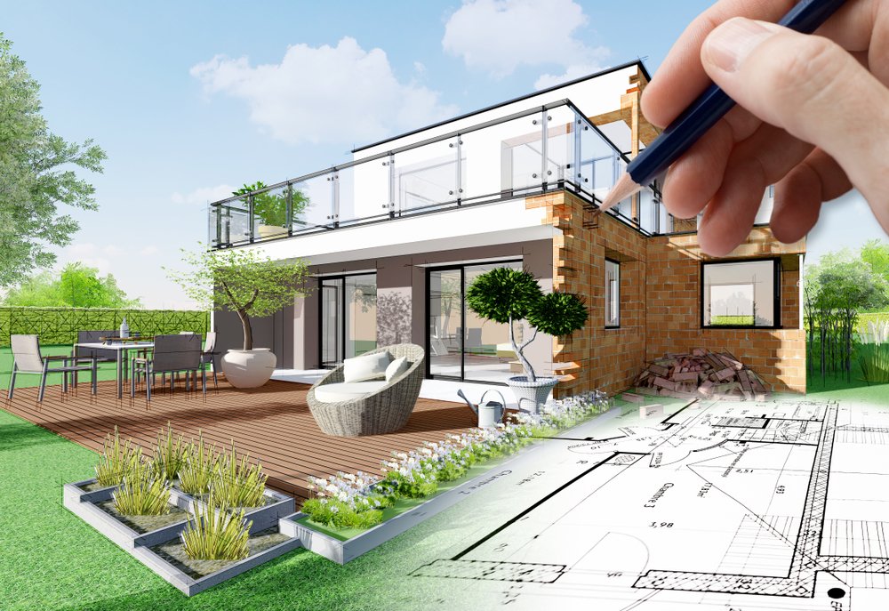 3d,rendering,of,a,modern,house,under,construction