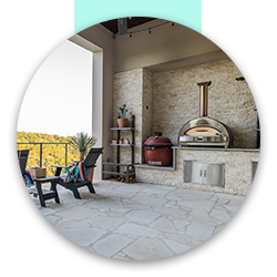 outdoor kitchens